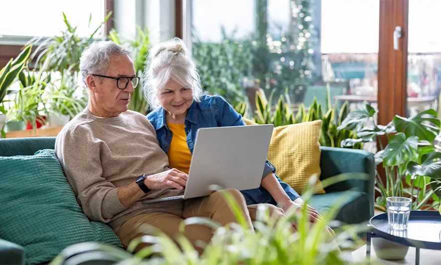 couple protected by insurance for rental property