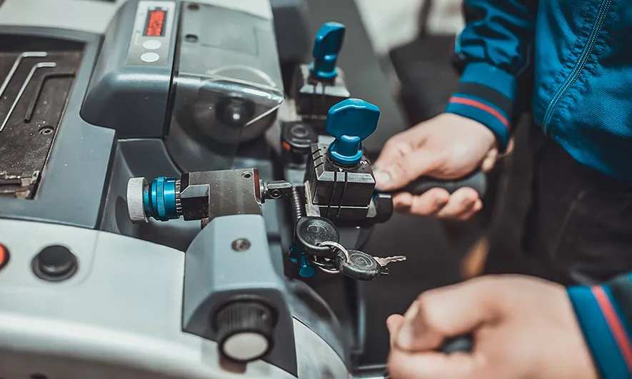 small business owner protected after getting a locksmith insurance quote from The Hartford