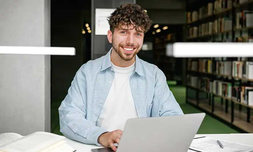 male claims apprentice program participant