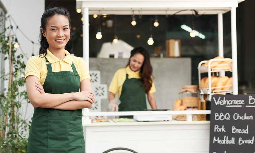 small business owners are happy to be covered by mobile food cart insurance