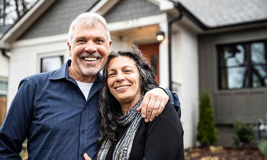 couple happy knowing property insurance definition