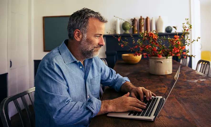 male customer happy to know that renters insurance cover theft