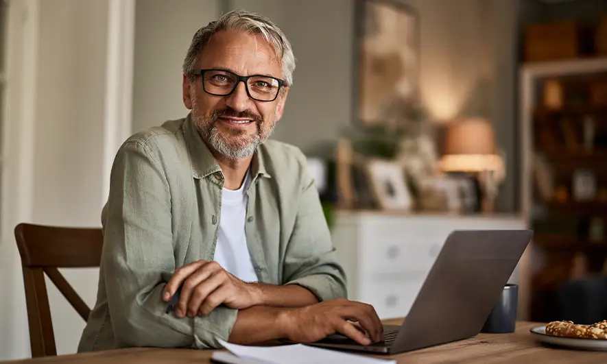 male customer happy to understand renters insurance with roommates
