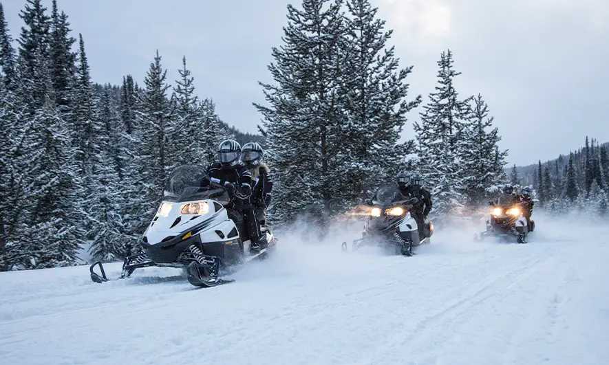 customers enjoy riding after getting snowmobile insurance quote