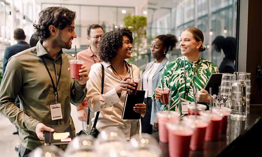 small business owners protected by trade show insurance coverage