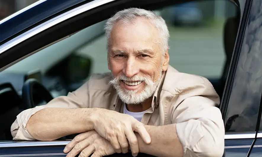 driver protected by uninsured motorist coverage from The Hartford