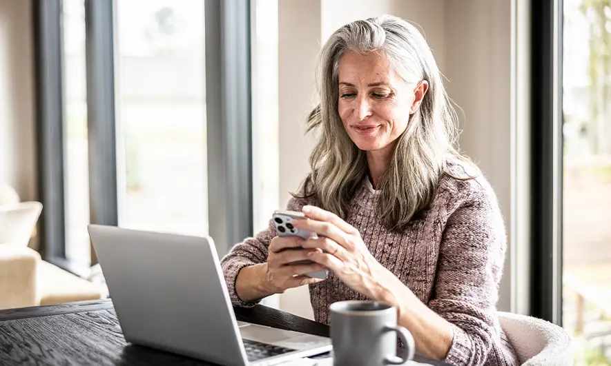 female customer pleased to know what is property damage liability