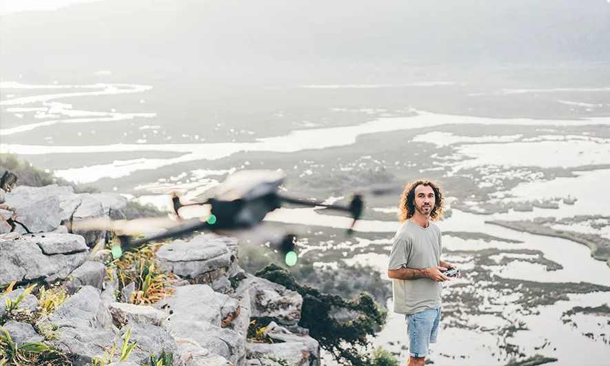 small business owner who needs drone photography insurance