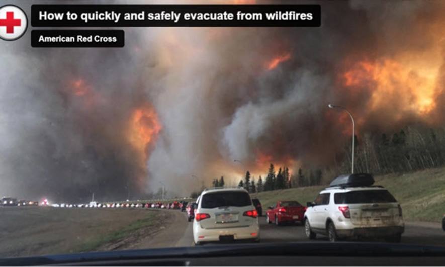 American Red Cross wildfire evacuation video