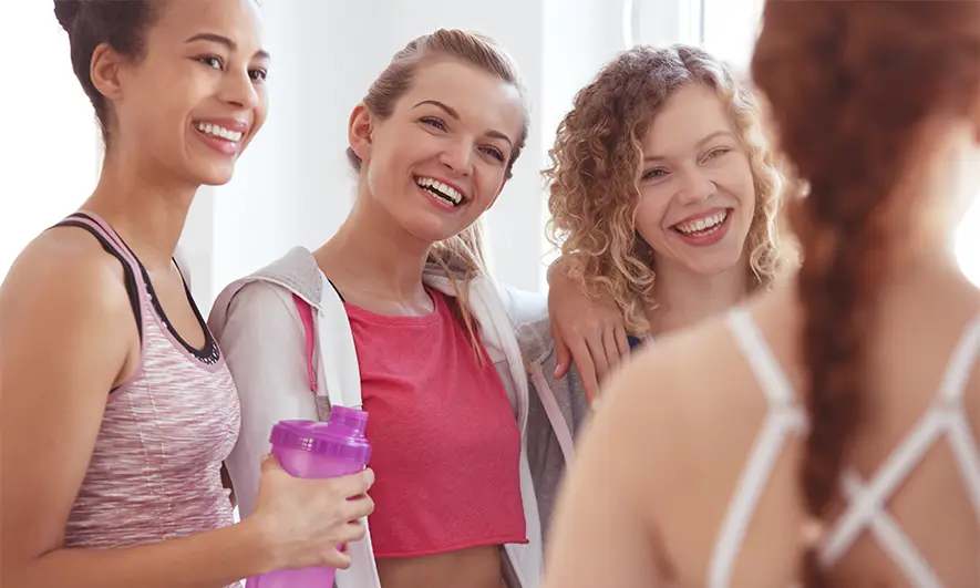 female small business owners happy to have zumba insurance