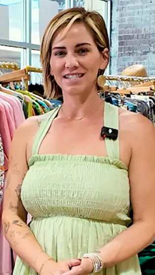 Paige & Rye small business owner giving testimonial on having retail insurance from The Hartford